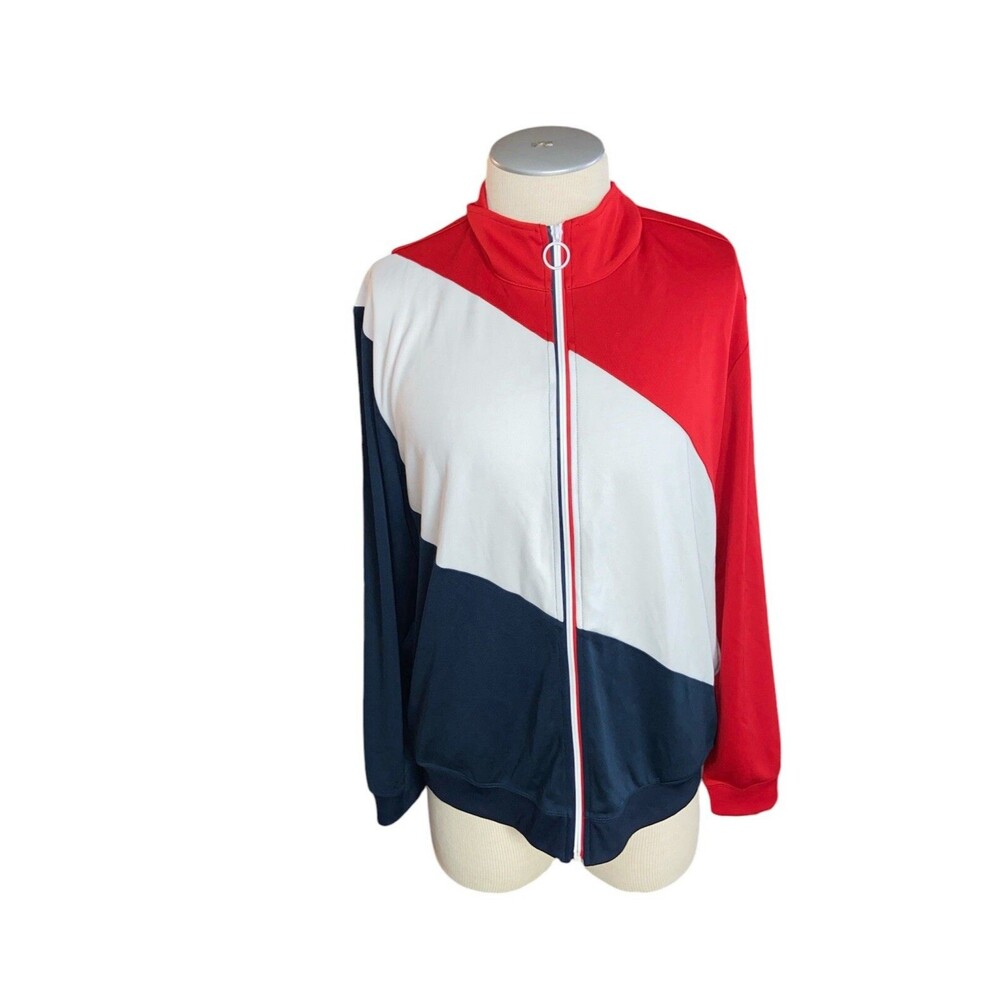 ID Ideology Full Zip Sweater Large Mens Olympic
